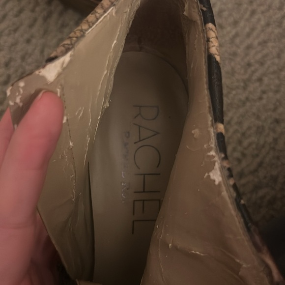 Snake Print Booties sz 8.5 - Picture 8 of 9